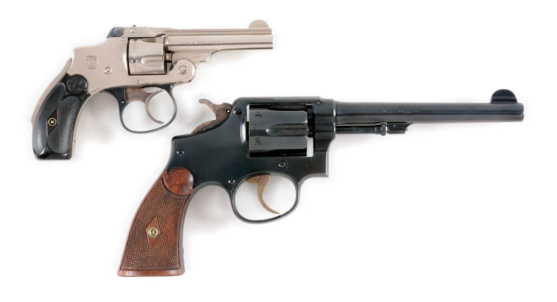(C) LOT OF 2: PRE-WAR SMITH & WESSON REVOLVERS.