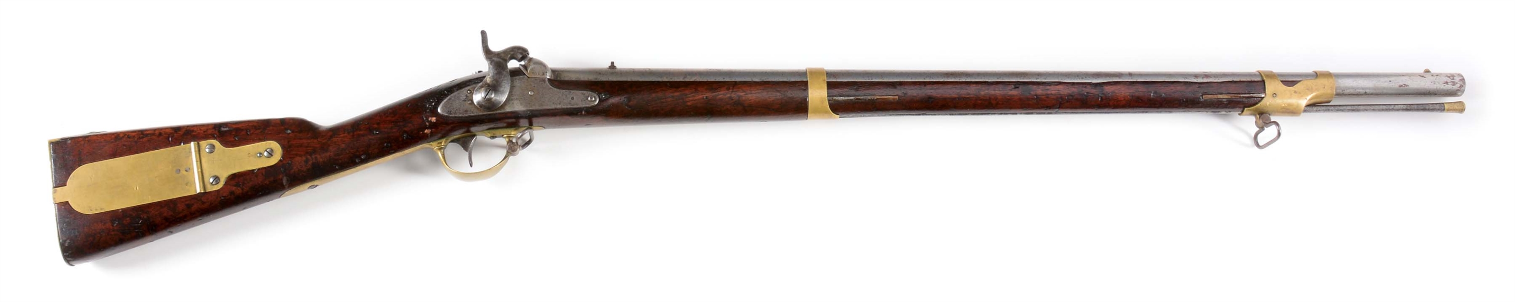 (A) 1841 MISSISSIPPI RIFLE WITH CONFEDERATE DICKSON NELSON & CO ALABAMA 1864 LOCK.