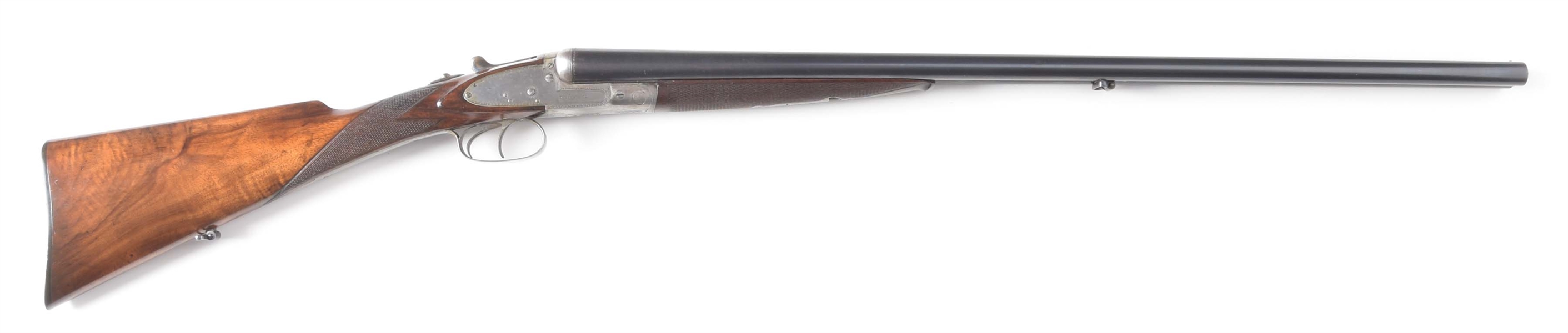 (C) TOLLEY AND CO. "THE TIMES" MODEL SIDE BY SIDE SHOTGUN.