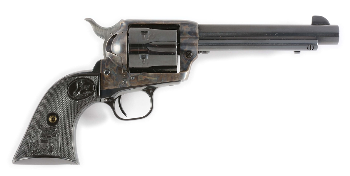 (M) COLT SINGLE ACTION ARMY REVOLVER WITH ACTION JOB PERFORMED BY RAY PIERCE.
