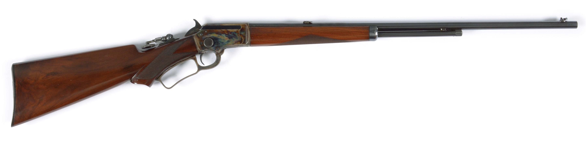 (C) HIGH CONDITION CASE COLOR DELUXE  MARLIN MODEL 1897 LEVER ACTION RIFLE.