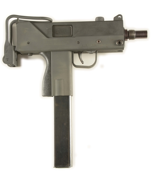 (N) HIGH CONDITION DESIRABLE INGRAM M-10 POWDER SPRINGS MACHINE GUN (FULLY TRANSFERABLE).