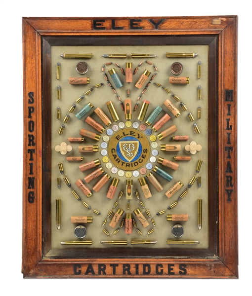 ELEY BROS. SPORTING AND MILITARY CARTRIDGE BOARD.