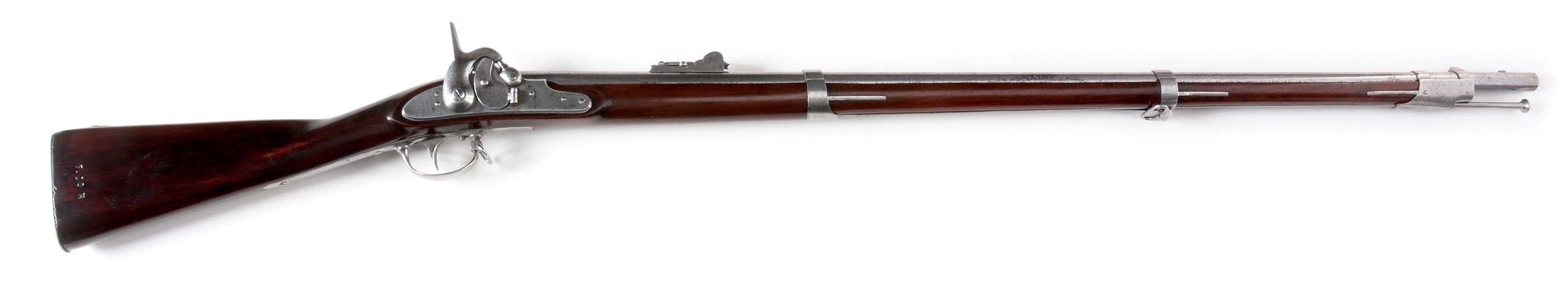 (A) REMINGTON 1856 DATED TAPE PRIME CONVERSION 1816 MUSKET.