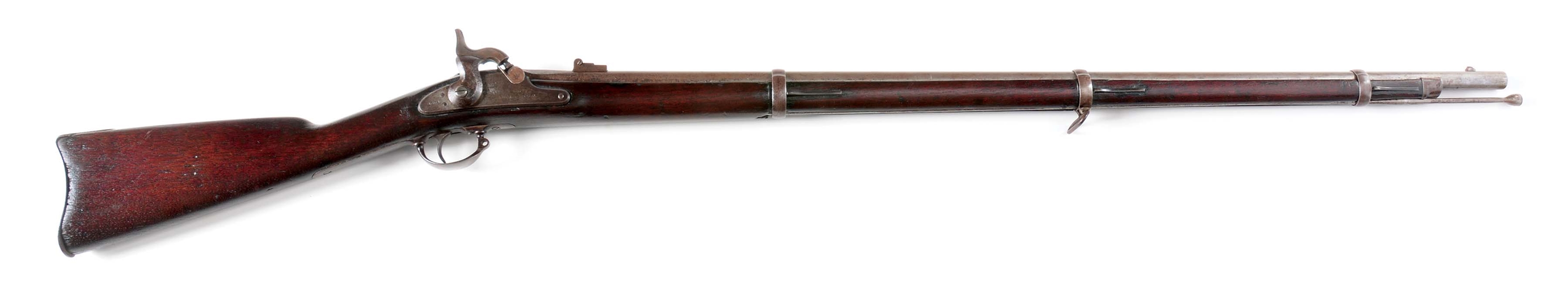 (A) CIVIL WAR SPRINGFIELD MODEL 1863 RIFLED MUSKET, DATED 1864.