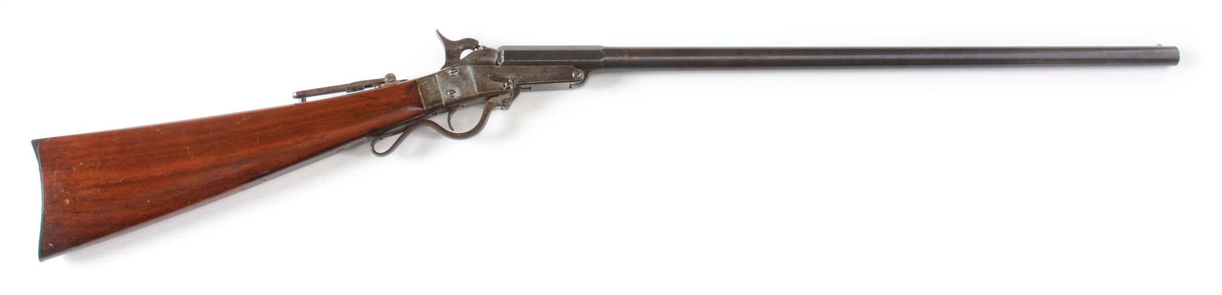 (A) MAYNARD MASSACHUSETTS ARMS 1859 PERCUSSION SINGLE BARREL SHOTGUN.