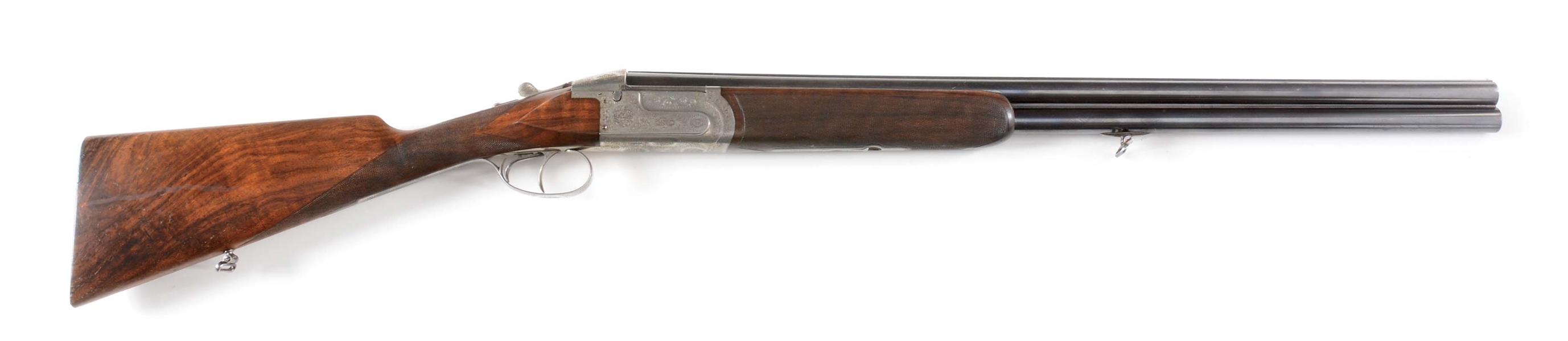 (M) VERY HIGH QUALITY FRENCH OVER-UNDER 12 BORE SHOTGUN.