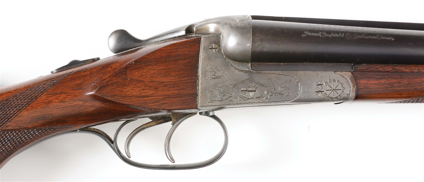 Lot Detail - (C) J.P. SAUER BOXLOCK SIDE BY SIDE SHOTGUN.