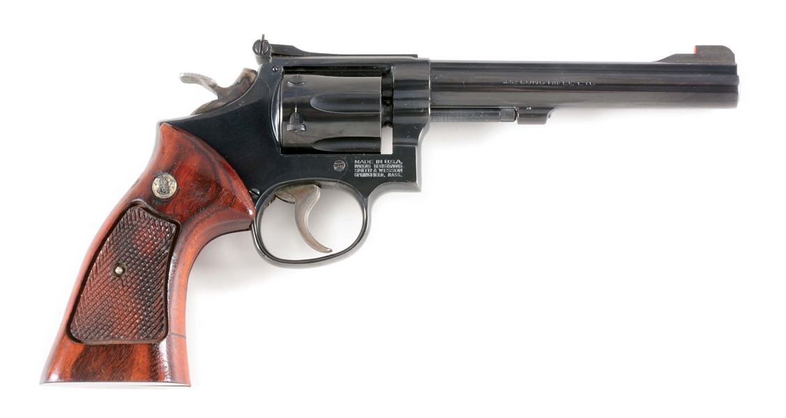 (M) SMITH & WESSON MODEL 17-5 DOUBLE ACTION .22 TARGET REVOLVER