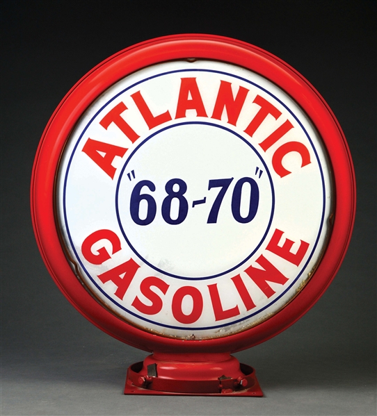 ATLANTIC 68-70 GASOLINE COMPLETE 16.5" GLOBE ON METAL BODY.