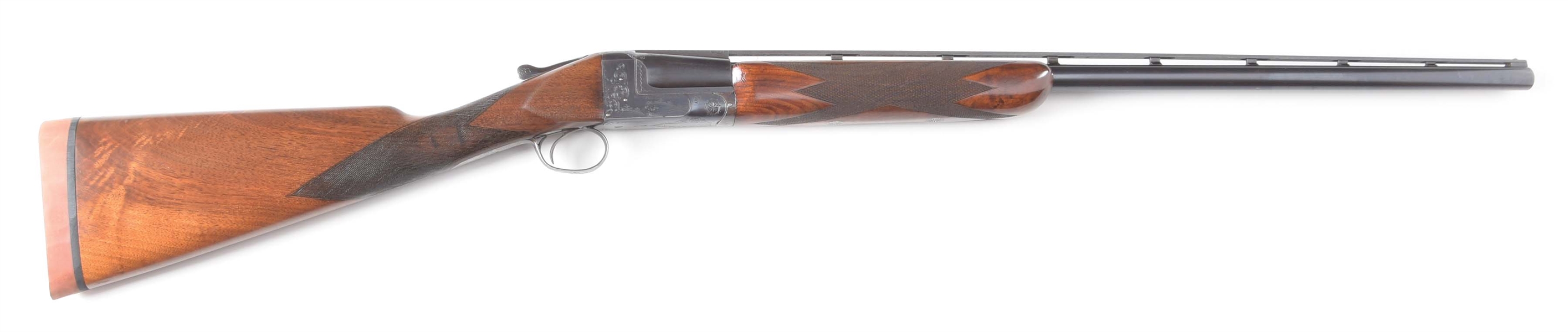 (C) BAKER GUN COMPANY STERLING GRADE SINGLE BARREL TRAP SHOTGUN.