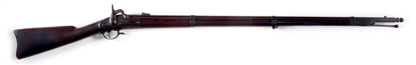 (A) CIVIL WAR ALFRED JENKS, BRIDESBURG CONTRACT MODEL 1861 RIFLED MUSKET DATED 1863 WITH TAMPION.