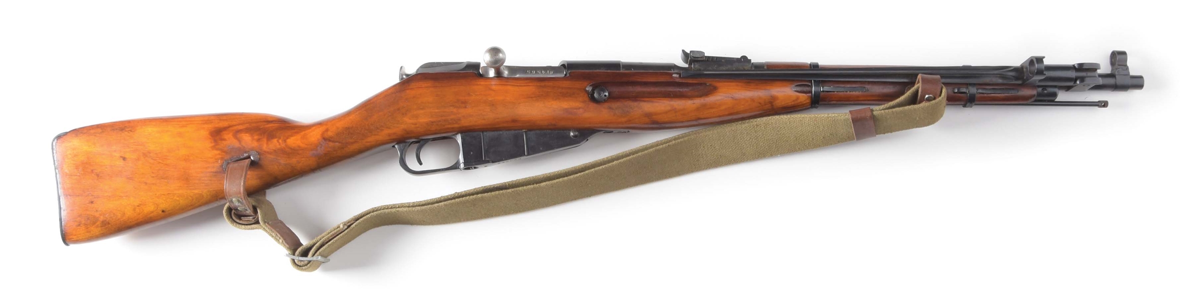 (C) IZHEVSK MOSIN NAGANT MODEL 44 BOLT ACTION CARBINE.