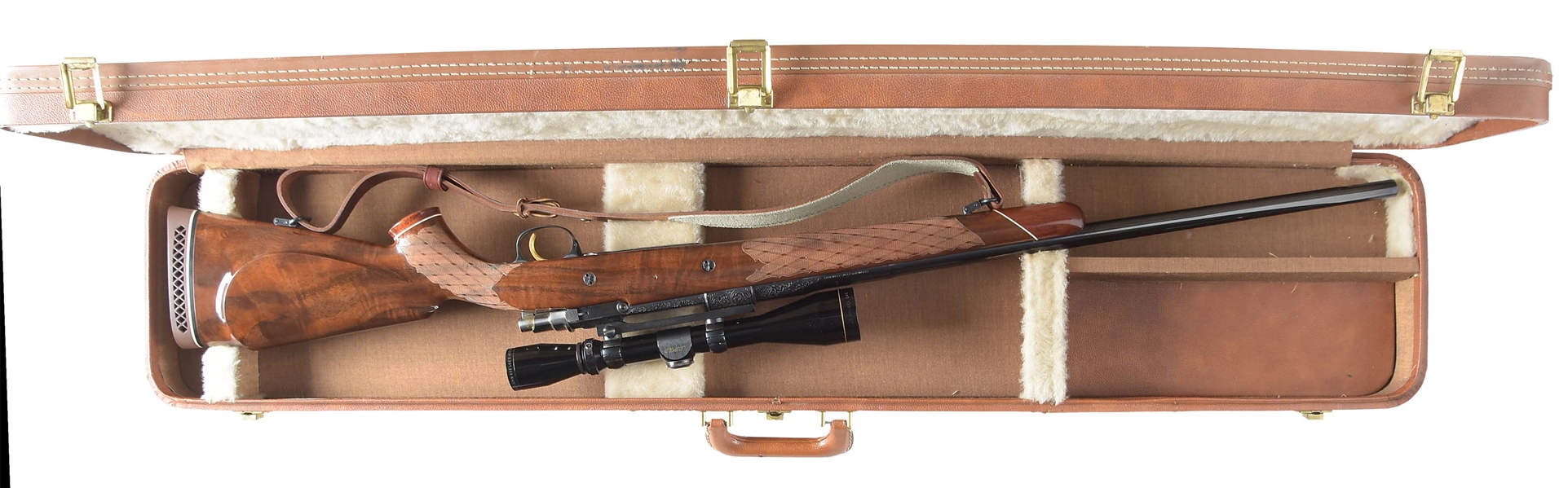 (C) MEDALLION GRADE & ENGRAVED BROWNING SAFARI .375 H&H  BOLT ACTION SPORTING RIFLE.