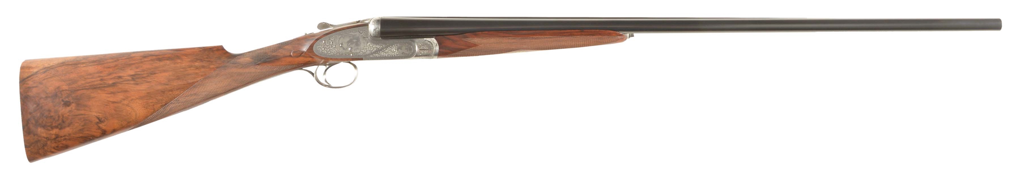 (M) BEAUTIFUL 28 GAUGE ABBIATICO & SALVINELLI SIDELOCK EJECTOR SINGLE TRIGGER GAME SHOTGUN WITH EXCEPTIONAL BULINO RUFFED GROUSE GAME SCENES BY GOLDANI. 