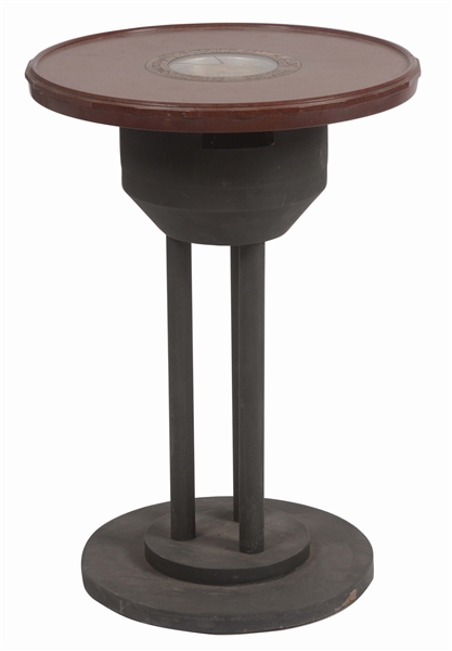 FRENCH HORSE RACE GAMING COCKTAIL TABLE.
