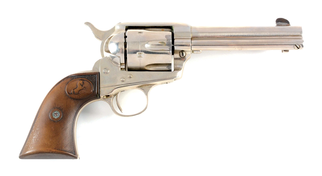 (C) PRE-WAR COLT SINGLE ACTION ARMY .41 REVOLVER (1901).