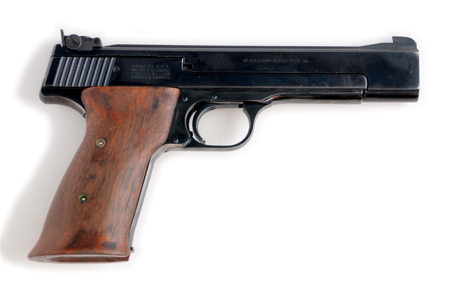 (C) SMITH & WESSON MODEL 41 SEMI-AUTOMATIC .22 TARGET PISTOL (1958).
