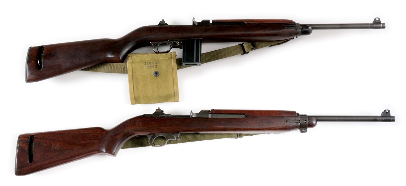 (C) LOT OF 2: UN-QUALITY AND INLAND M1 CARBINES.