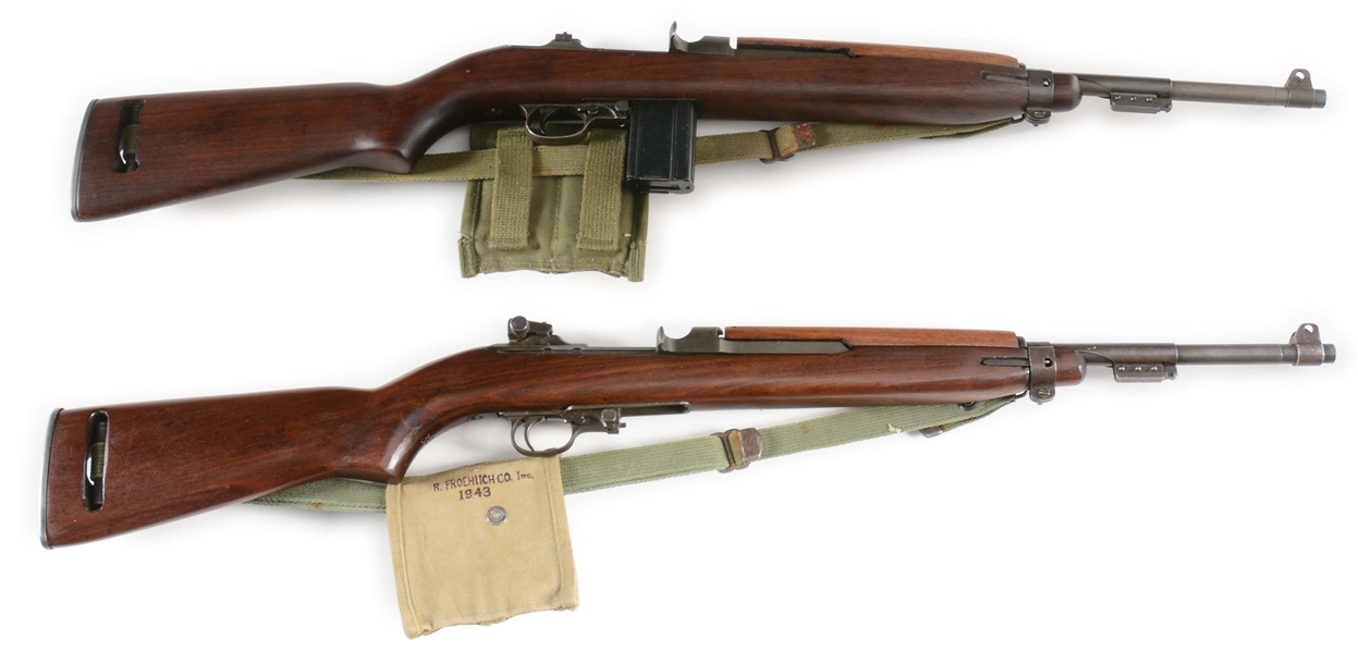 (C) LOT OF 2: UN-QUALITY AND IRWIN PEDERSEN M-1 CARBINES.