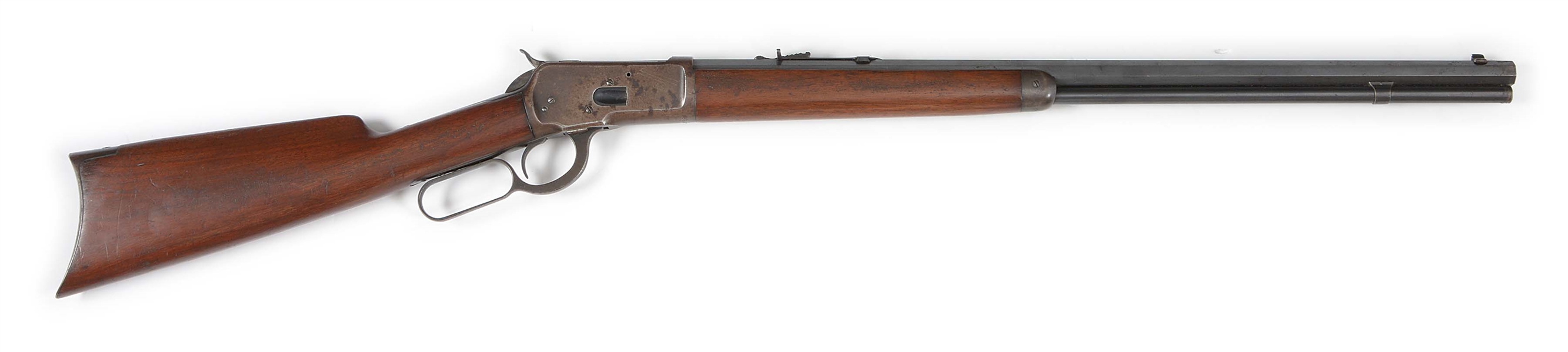 (C) WINCHESTER 1892 LEVER ACTION RIFLE (1918).
