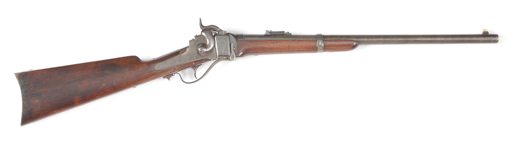 (A) SHARPS 1863 SINGLE SHOT RIFLE.
