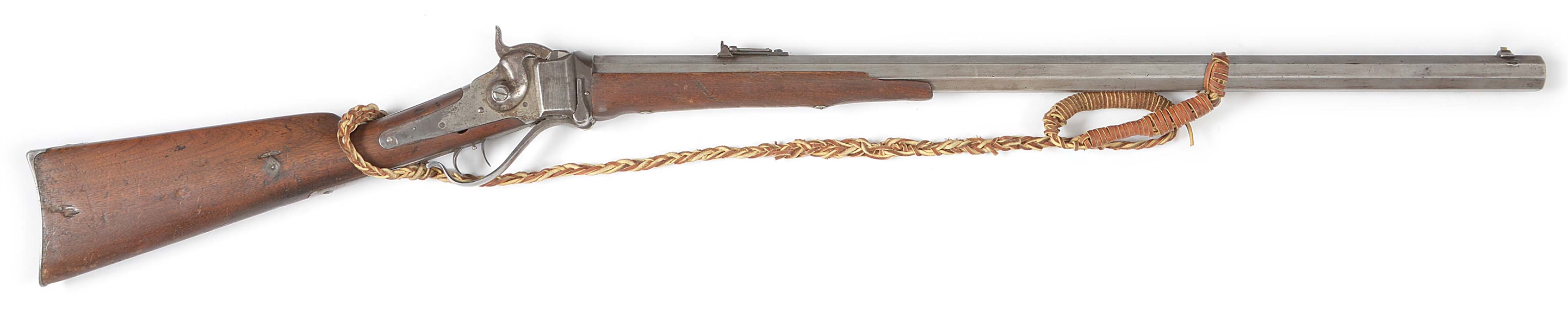 (A) SHARPS 1874 SINGLE SHOT RIFLE.