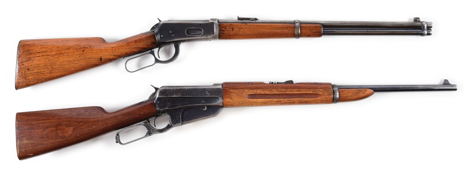 (C) LOT OF TWO: WINCHESTER 94 IN .25-35 AND WINCHESTER 95 IN .30-06.
