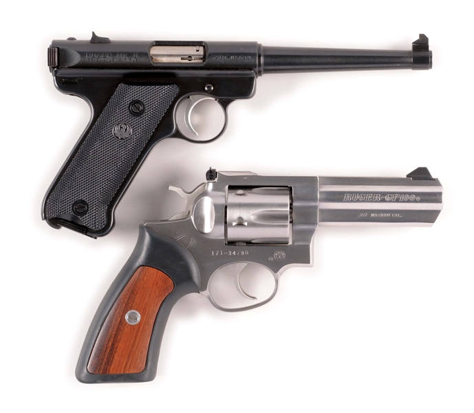 (C) LOT OF TWO: TWO FINE RUGER MODERN HANDGUNS