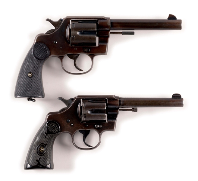(C) LOT OF TWO: TWO PRE-WAR COLT REVOLVERS. 