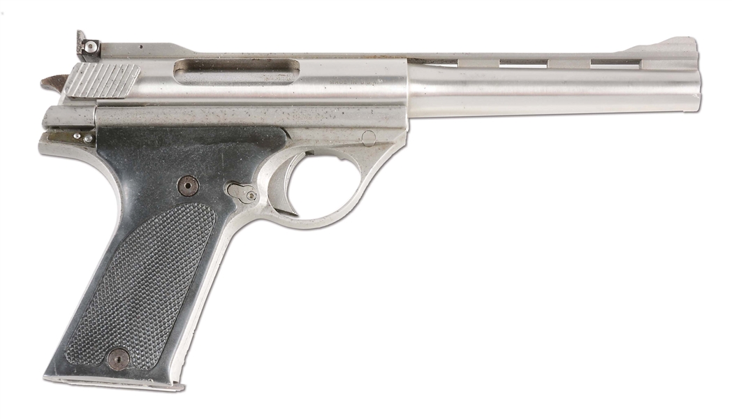 (M) CASED TDE MANUFACTURED "B" SERIES MODEL 280 AUTOMAG .44 AMP SEMI-AUTOMATIC PISTOL WITH ACCCESSORIES.