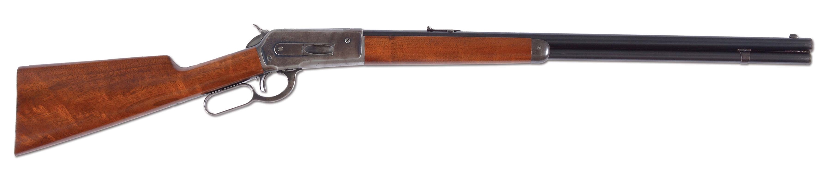 (C) EXCEPTIONALLY RARE DOCUMENTED SMOOTHBORE WINCHESTER 1886 RIFLE, CALIBER 45-90.