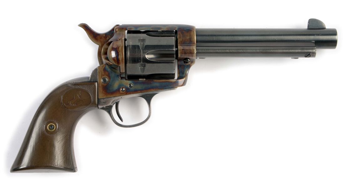 (C) RESTORED TO NEAR NEW COLT SINGLE ACTION ARMY REVOLVER (1904).