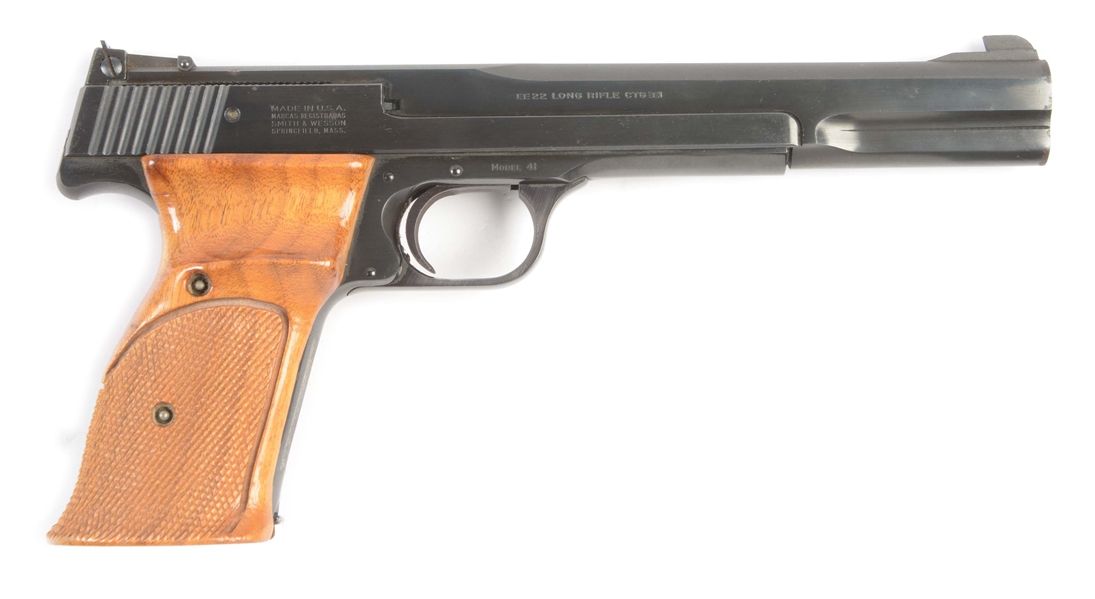 (M) SMITH & WESSON MODEL 41 SEMI-AUTOMATIC .22 TARGET PISTOL