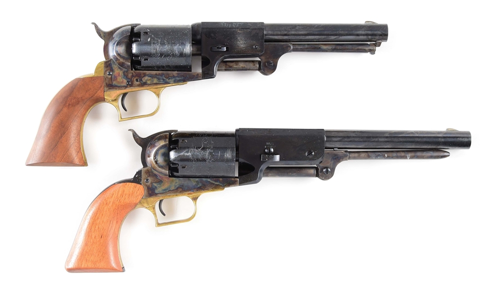(A) LOT OF 2: COLT 2ND GENERATION 1ST MODEL DRAGOON AND COLT 2ND GENERATION 1847 WALKER.