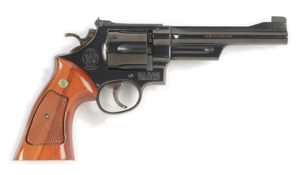 (M) CASED SMITH & WESSON MODEL 27-2 DOUBLE ACTION REVOLVER.