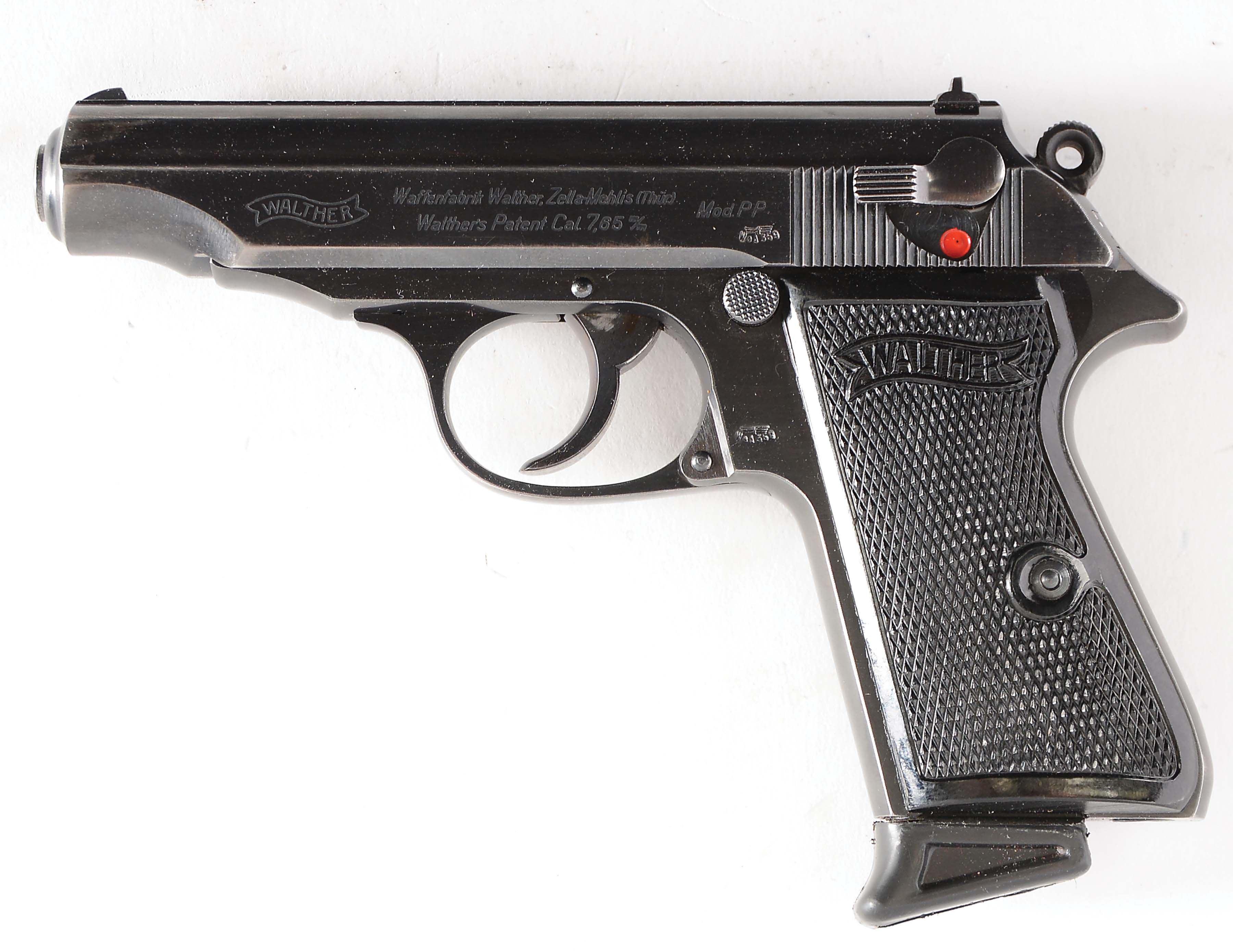 Lot Detail - (C) NAZI MARKED WALTHER PP SEMI-AUTOMATIC PISTOL.