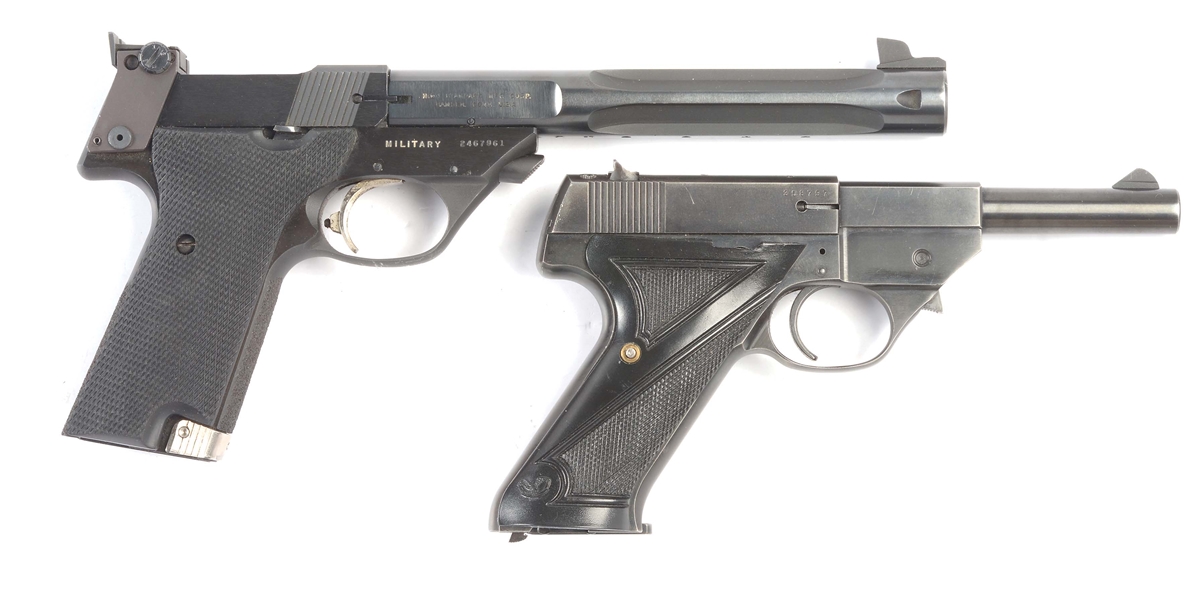 (M) LOT OF TWO: TWO HIGH STANDARD SEMI-AUTOMATIC PISTOLS. 