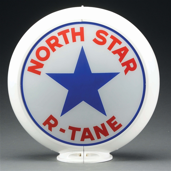 NORTH STAR R-TANE GASOLINE COMPLETE 13.5" GLOBE ON CAPCO BODY. 