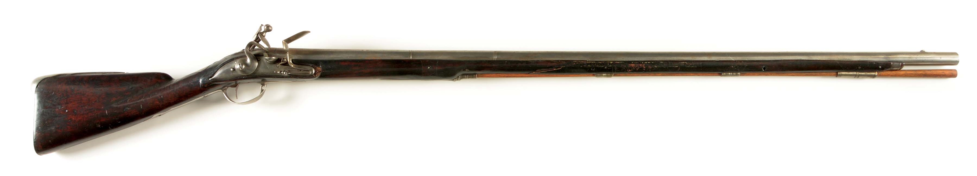 (A) SCARCE COMMITTEE OF CORRESPONDENCE MARKED IRON MOUNTED FLINTLOCK MUSKET MARKED P. BADDELEY.