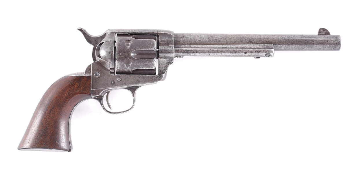 (A) US COLT CAVALRY SINGLE ACTION ARMY REVOLVER (RAC-1890).