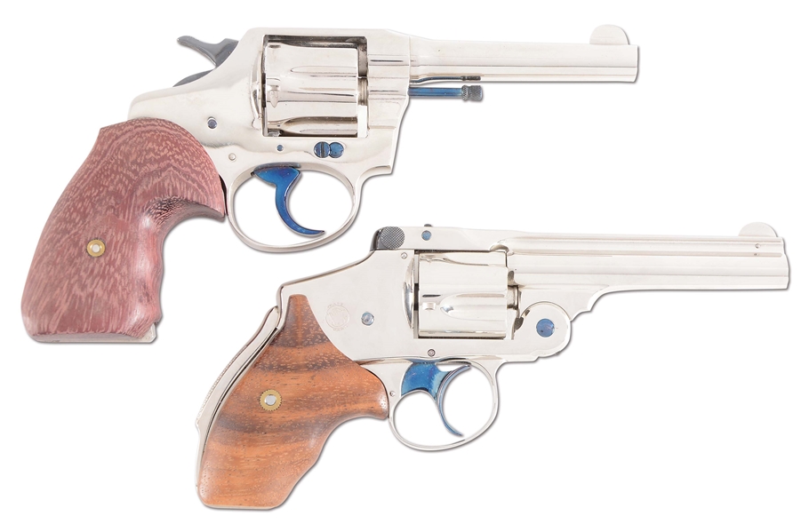 (C) LOT OF TWO: TWO FINE COLT AND SMITH & WESSON REVOLVERS