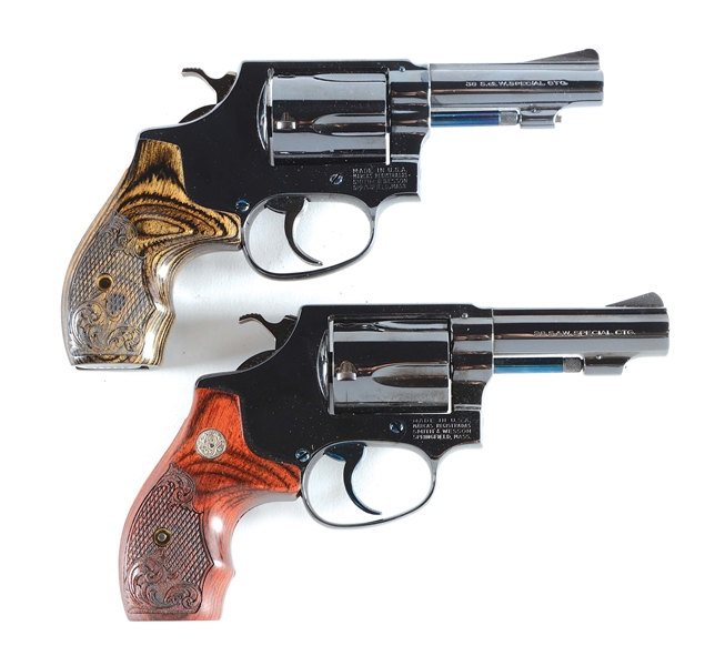 (M) LOT OF TWO: PAIR OF SMITH & WESSON CHIEF SPECIAL DOUBLE ACTION REVOLVERS