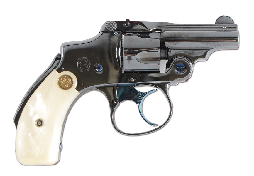 (C) SMITH & WESSON .32 SAFETY HAMMERLESS BICYCLE REVOLVER.