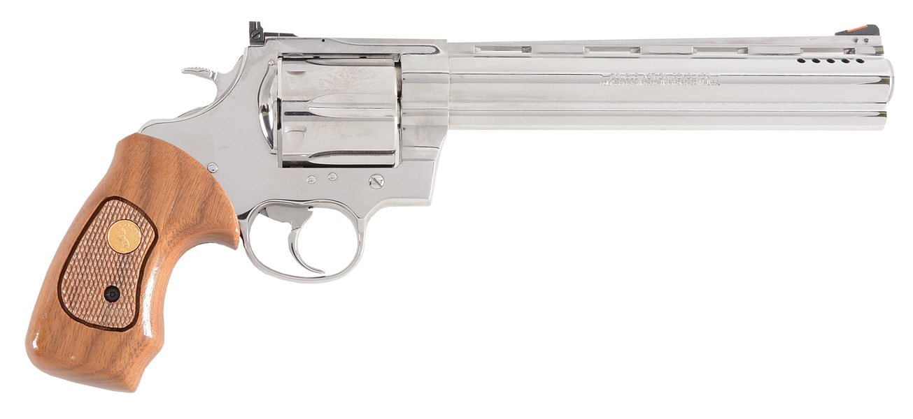 (M) SCARCE BOXED COLT ULTIMATE STAINLESS ANACONDA .44 MAGNUM DOUBLE ACTION REVOLVER.
