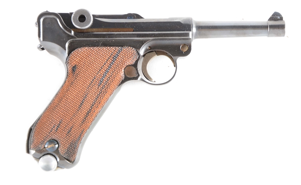 (C) MAUSER BANNER 1936 DATED LUGER SEMI-AUTOMATIC PISTOL.