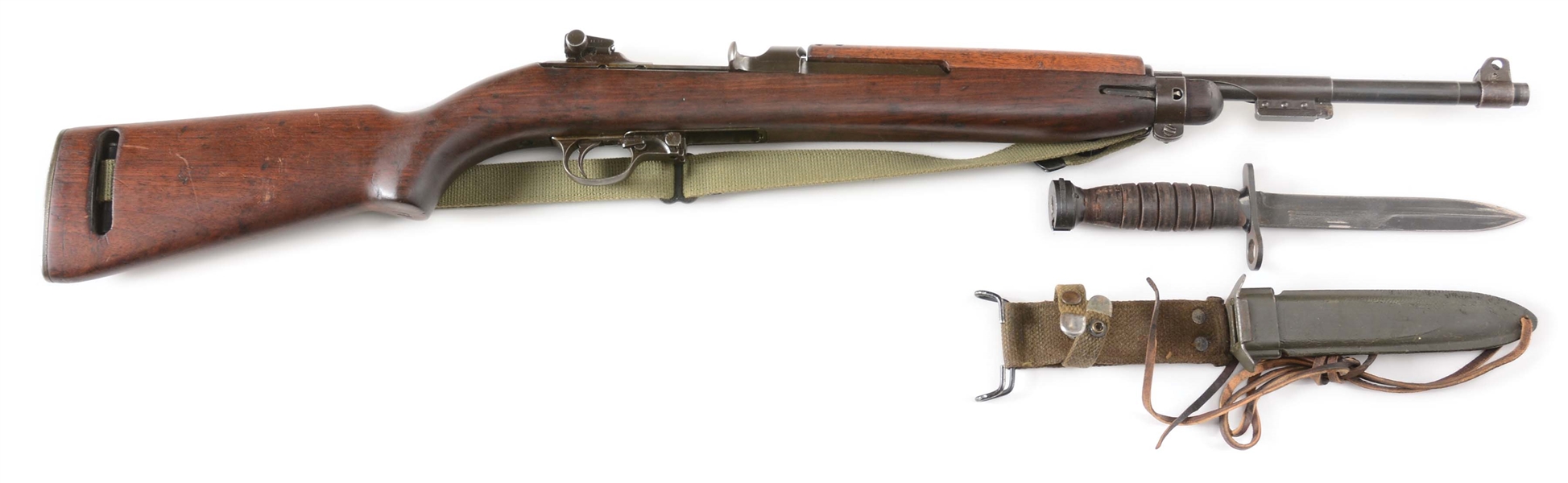 (C) WINCHESTER M1 CARBINE SEMI-AUTOMATIC RIFLE USED BY ISRAEL.