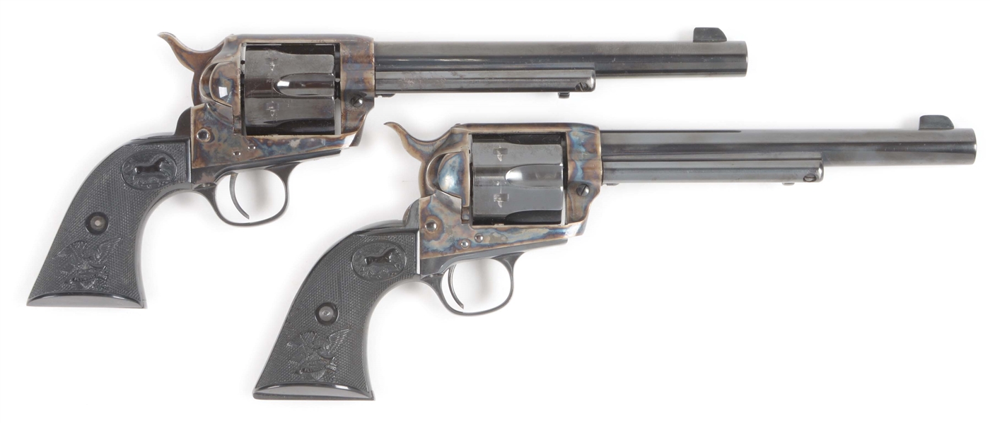 (C) LOT OF TWO: PAIR OF CONSECUTIVELY NUMBERED AMERICAN WESTERN ARMS PEACEKEEPER REVOLVERS.
