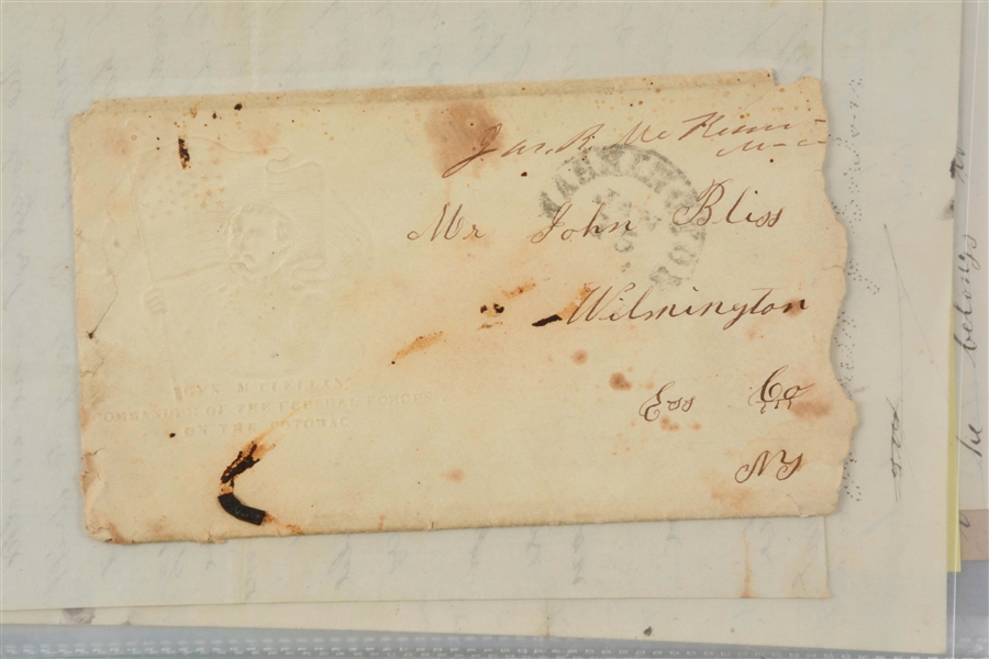 GROUP OF CIVIL WAR LETTERS RELATING TO THE 77TH NEW YORK INFANTRY.