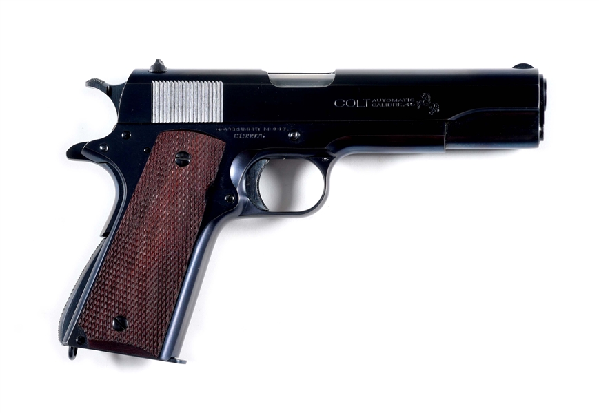 (C) BOXED NEAR MINT PRE-WAR COLT 1911-A1 WITH SWARTZ SAFETY (1941).